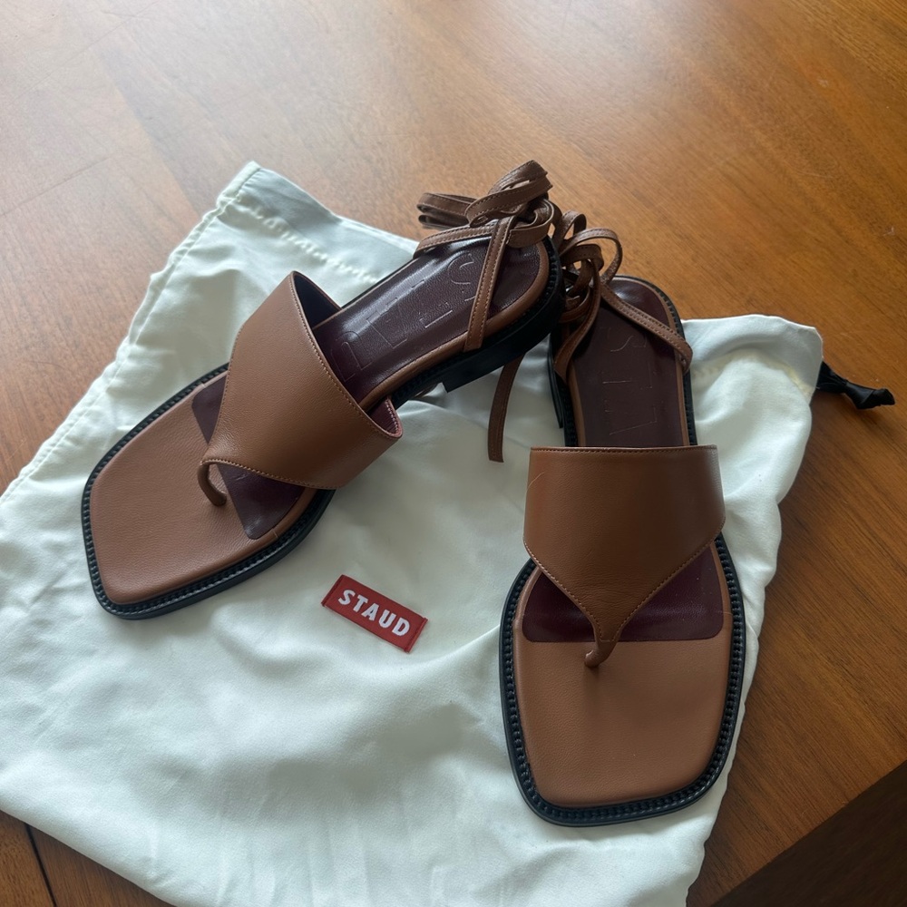 Never Worn with Dust Bag Staud Sandals size 37